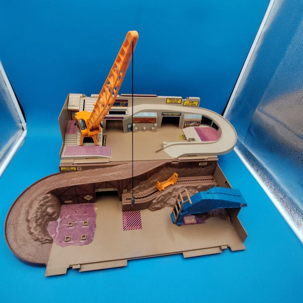 VTG 1979‎ Hot Wheels Sto & Go Construction Site Folding Playset SEE BL3.5GW-3583